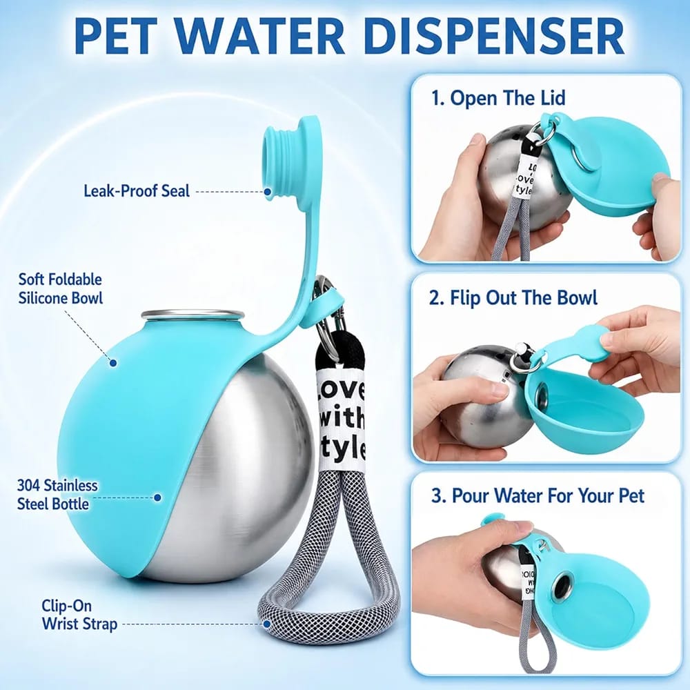 PawKartz™ Portable Dog Water Bottle